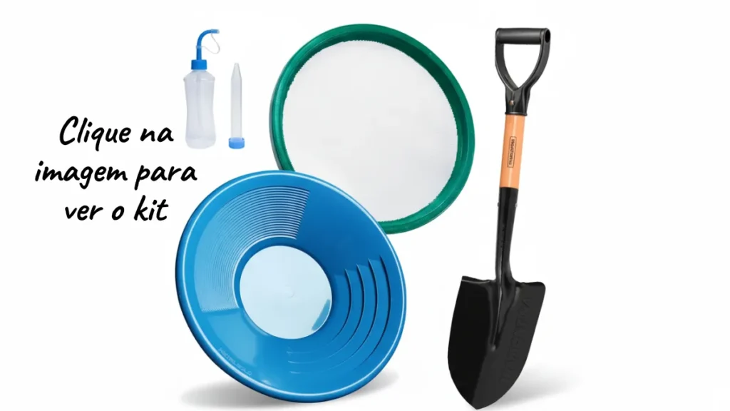 Kit Garimpo Amador Ouro no Seu Quintal